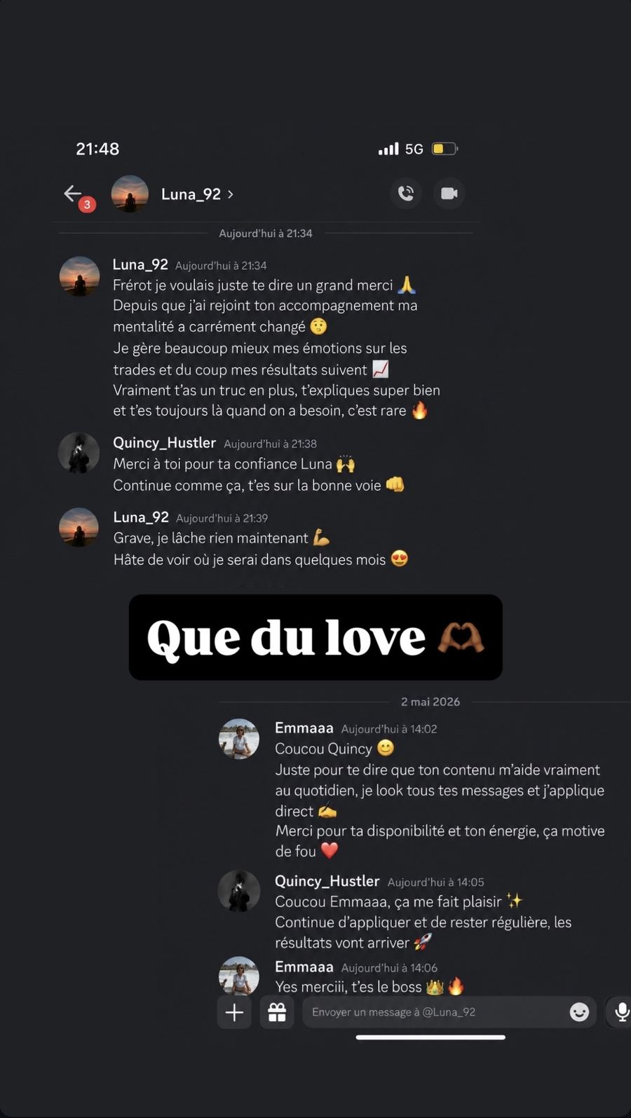 Retour d'élève DHA