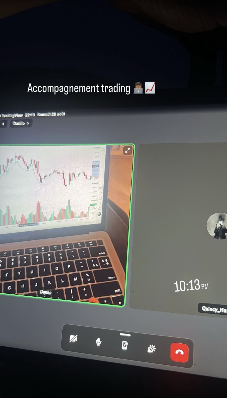 Accompagnement trading en direct DHA